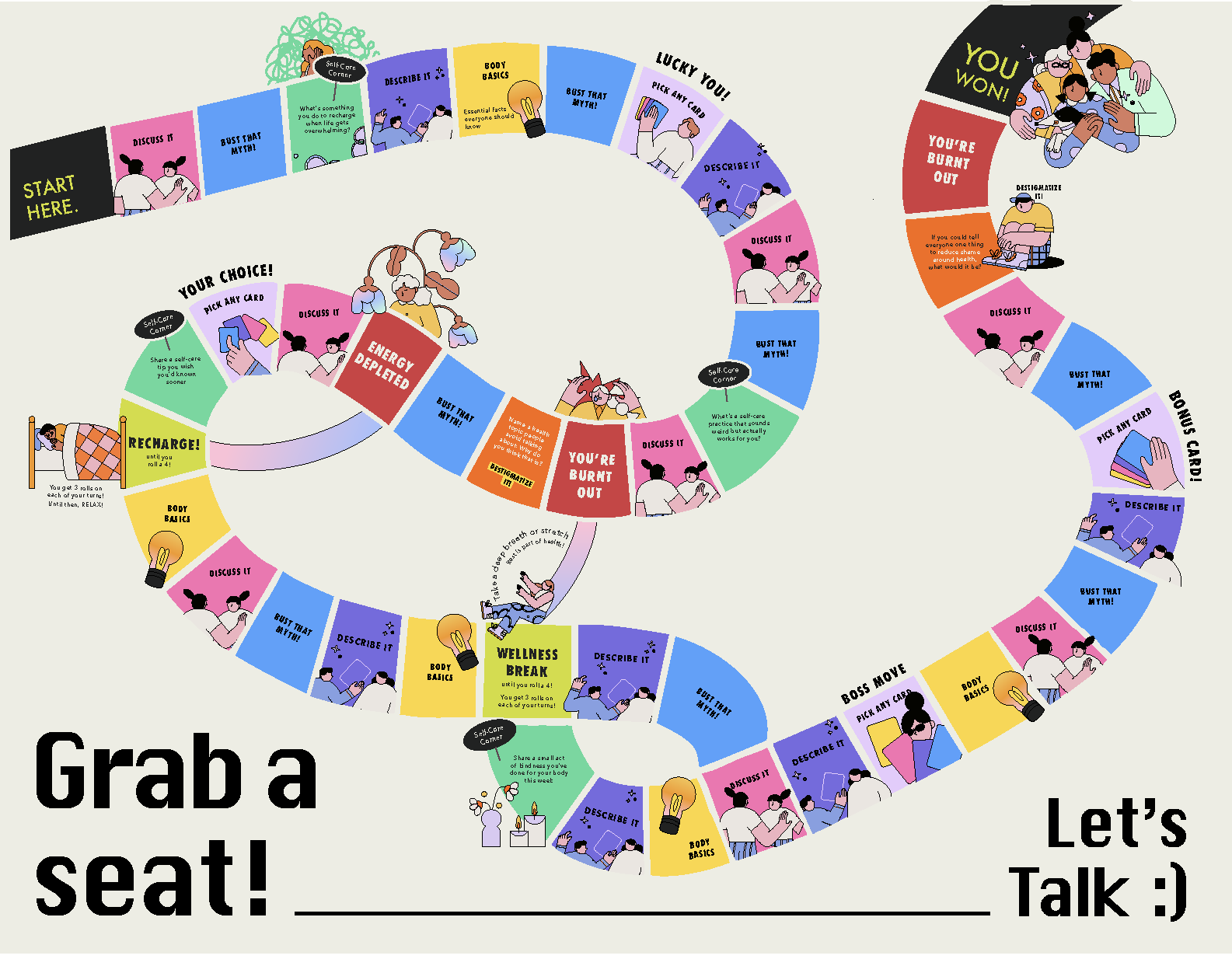Game board from playtest round 1.